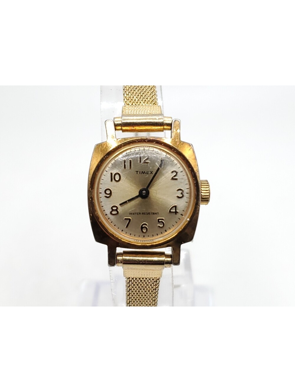Vintage Timex Mechanical Watch Womens Running Gold Tone 20mm